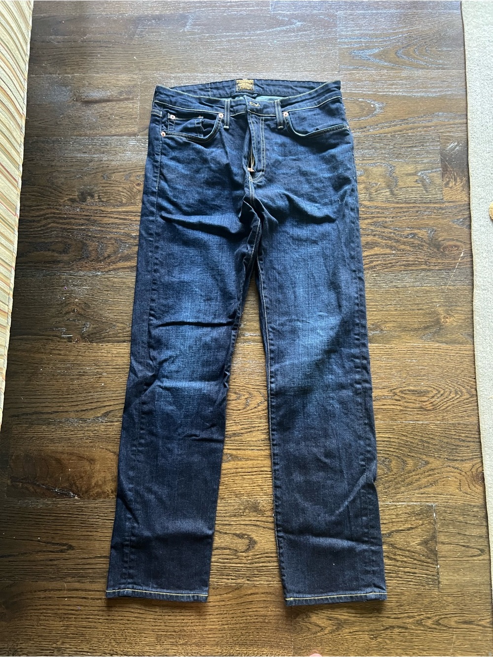 Men's Straight Jeans in Deep Indigo